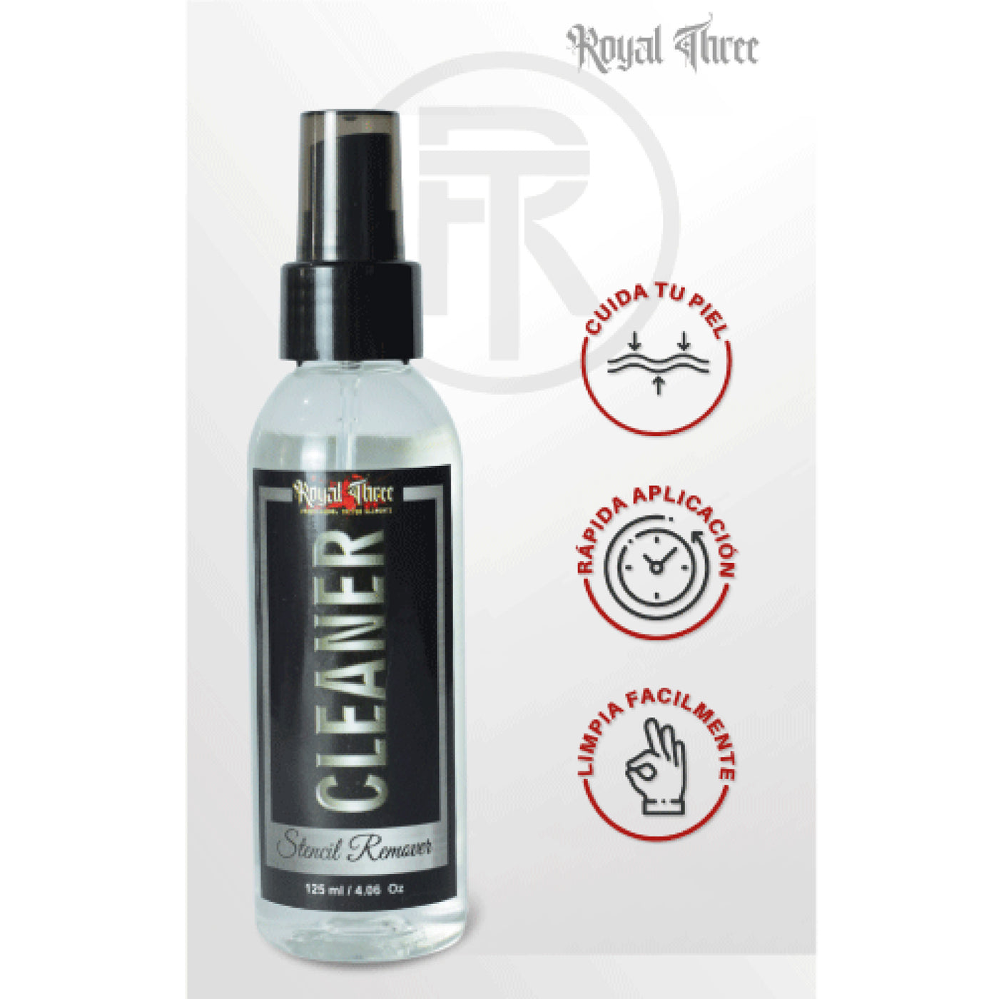 Royal Three | Removedor Stencil Cleaner 125mL