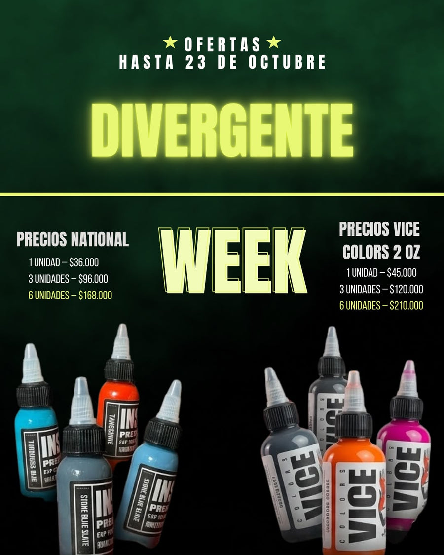 🔥 Pigmentos VICE COLORS 2 Oz Y NATIONAL hasta 65%Off
