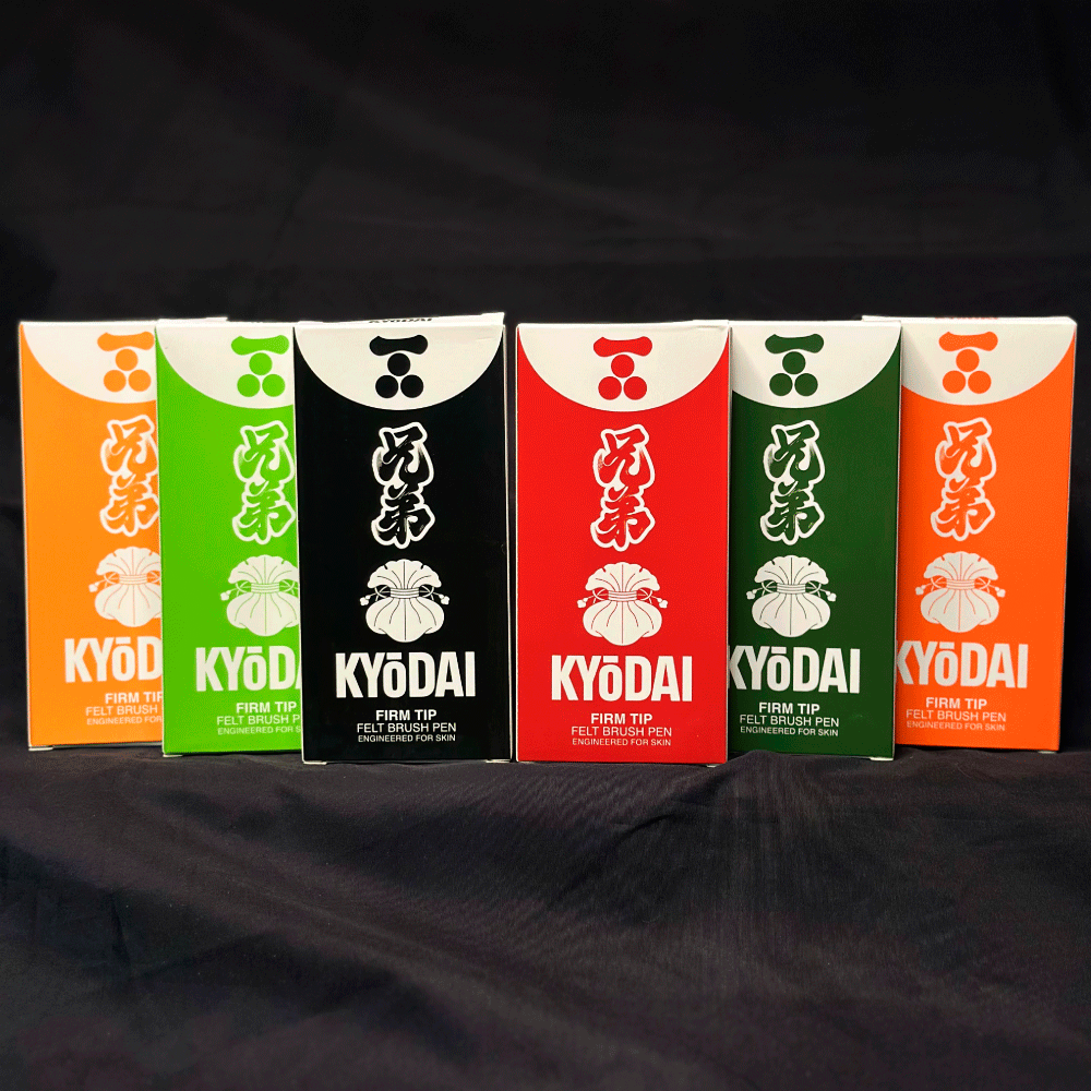 Kyodai | Marcadores Kyodai Free Hand para Tatuar – Punta Firme (FIRM-Tip)