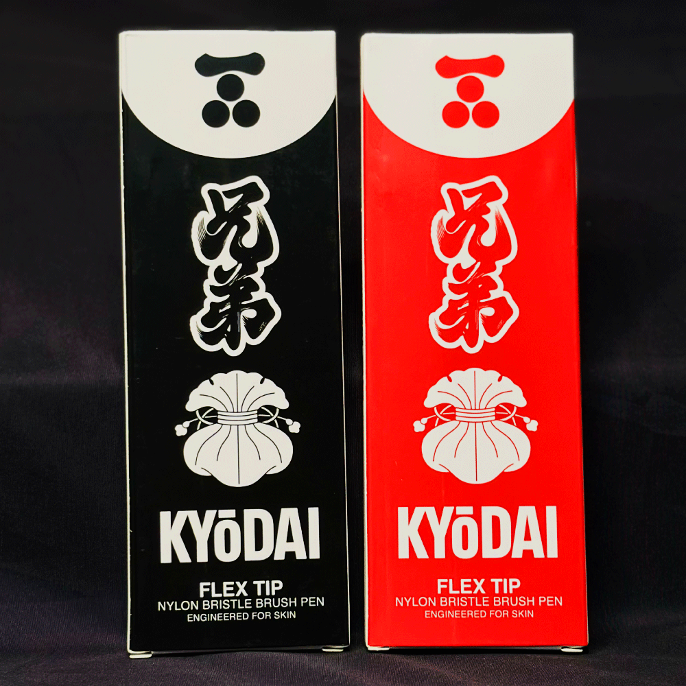 Kyodai | Marcadores Kyodai Free Hand para Tatuar – Punta Flexible (FLEX-Tip)