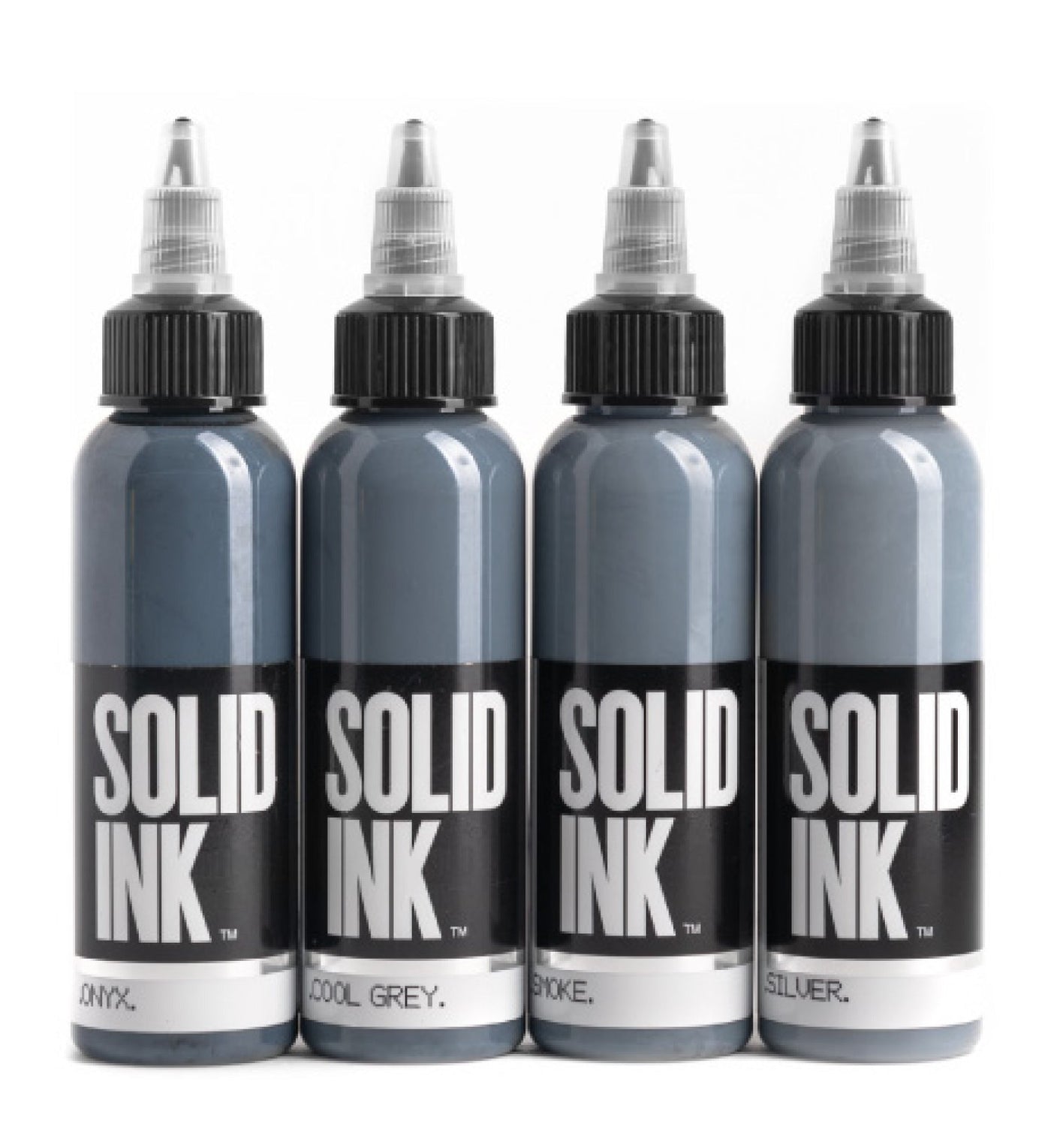 Solid Ink | Opaque Grey Set x4