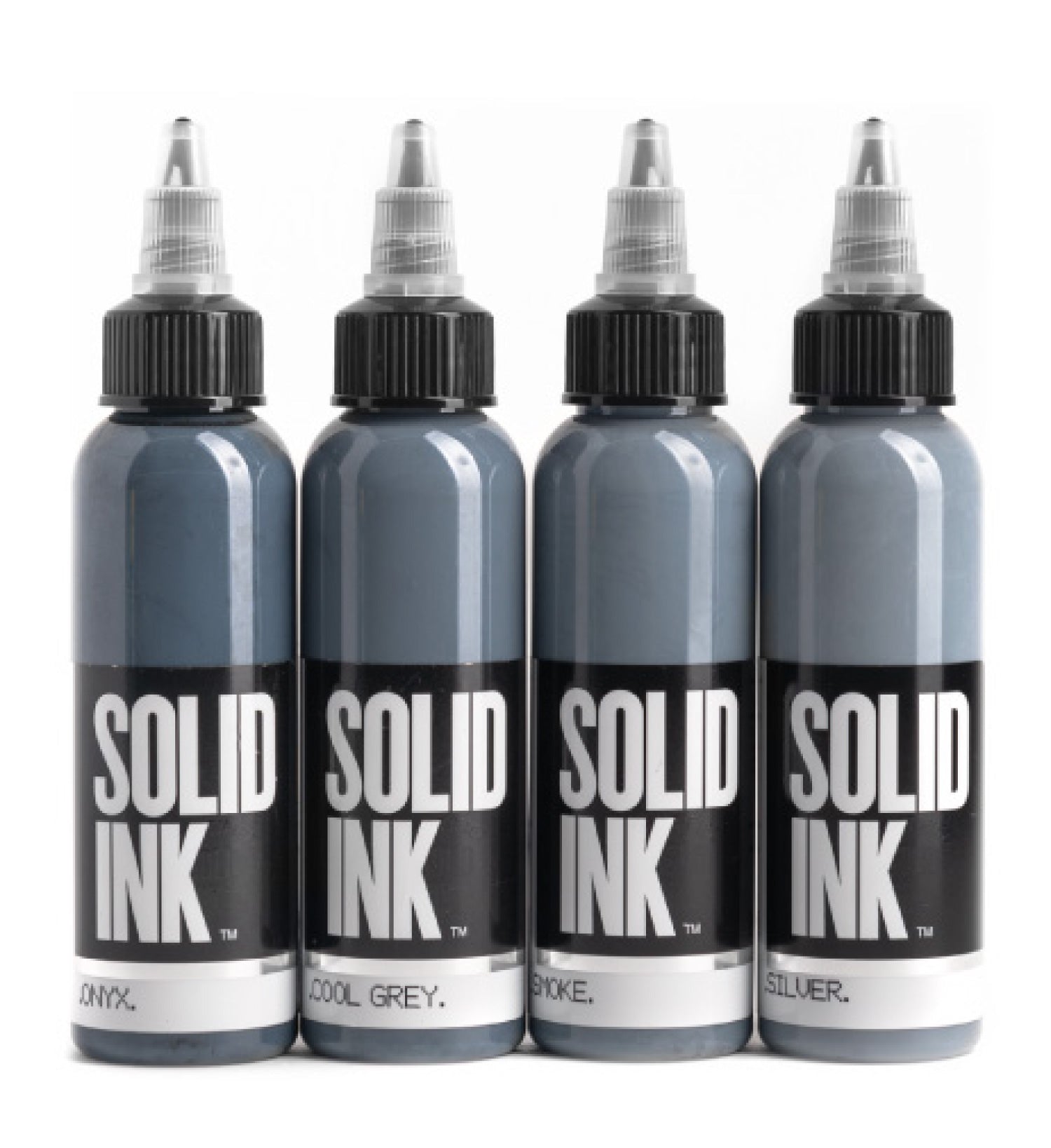 Solid Ink | Opaque Grey Set x4
