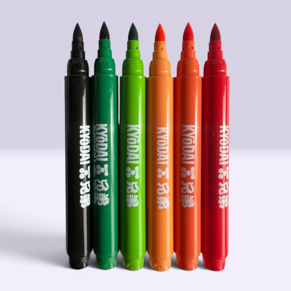 Kyodai | Marcadores Kyodai Free Hand para Tatuar – Punta Firme (FIRM-Tip)