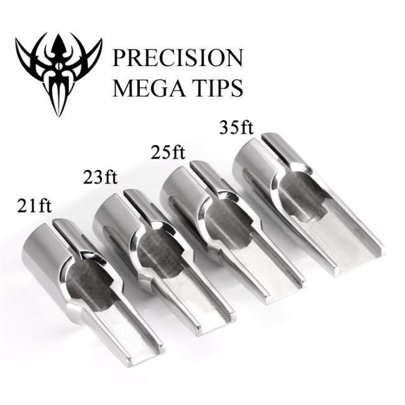 Precision | Big Mag Tattoo Tips — Flat Open Style — 39BFT Tip