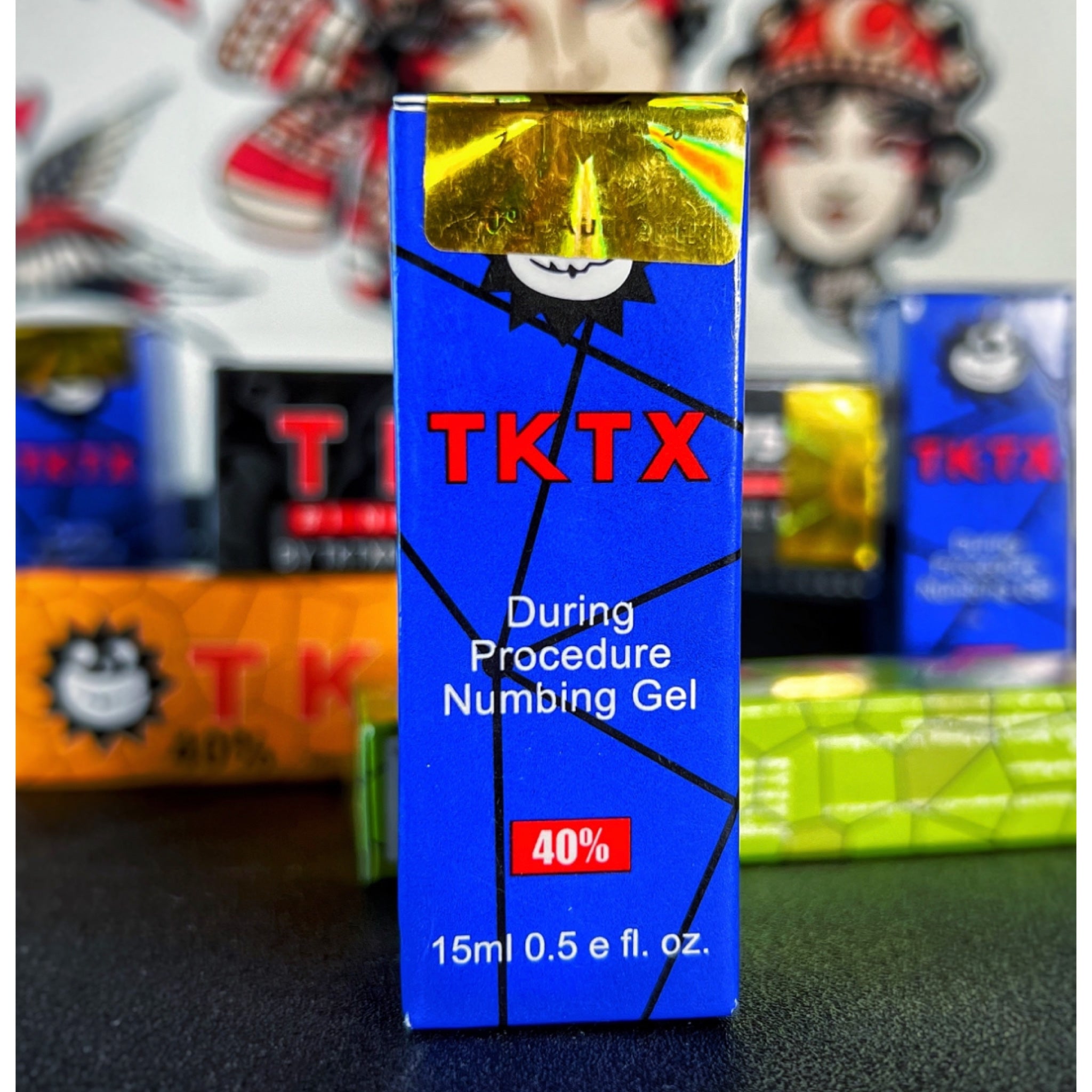 TKTX | Gel Durante Procedimiento 40% Caja Azul
