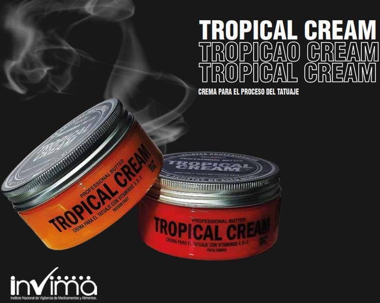Tropical Cream Fresa Sandak 200gr — Crema para Tatuar